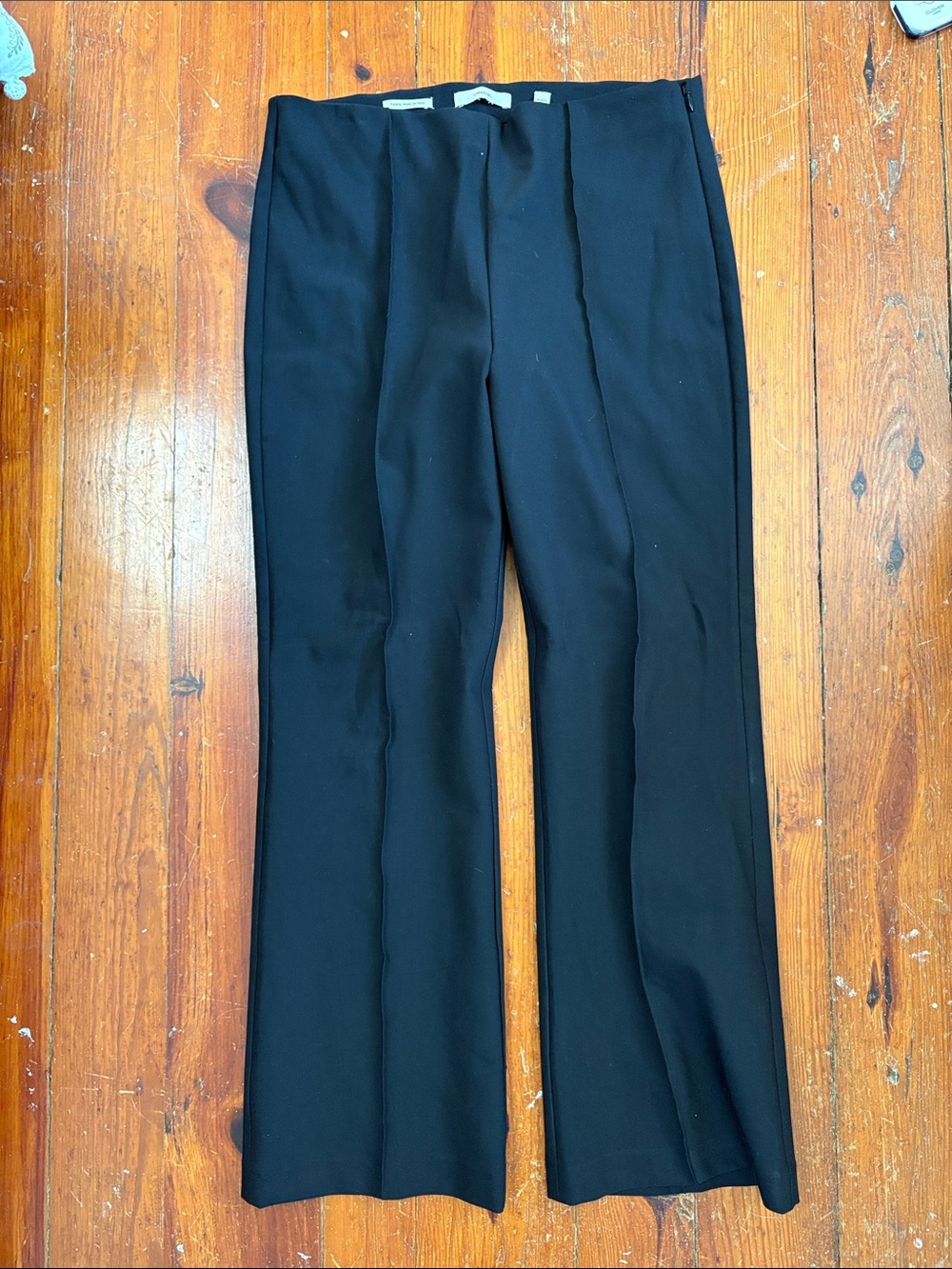 Vince Black Dress Pull On Pants Tailored Straight Size Large